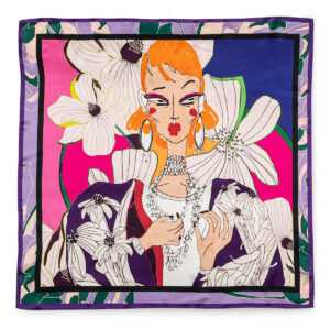 SILK SHAWL “HANDS OFF – IT`S SILK”