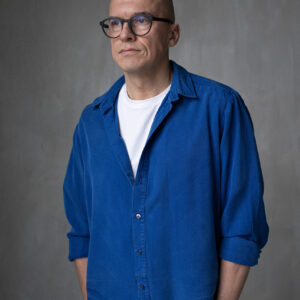 TENCEL SHIRT “THE ARCHITECT” TRYPAN BLUE